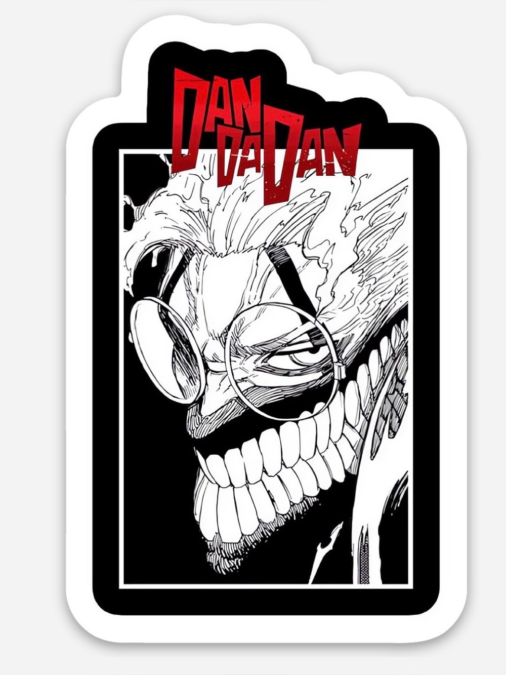 Dan Da Dan 3” Vinyl Die Cut Sticker